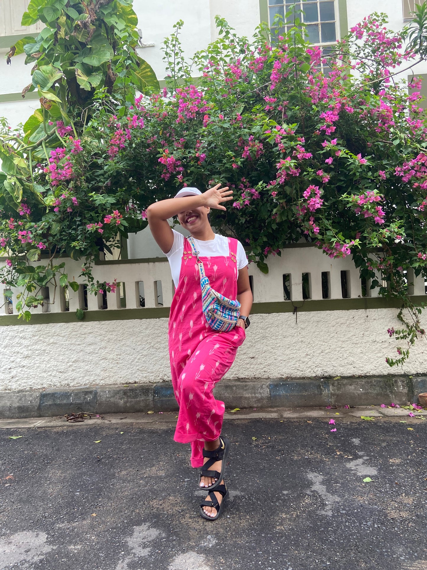 Bubblegum Ikat Jumpsuit