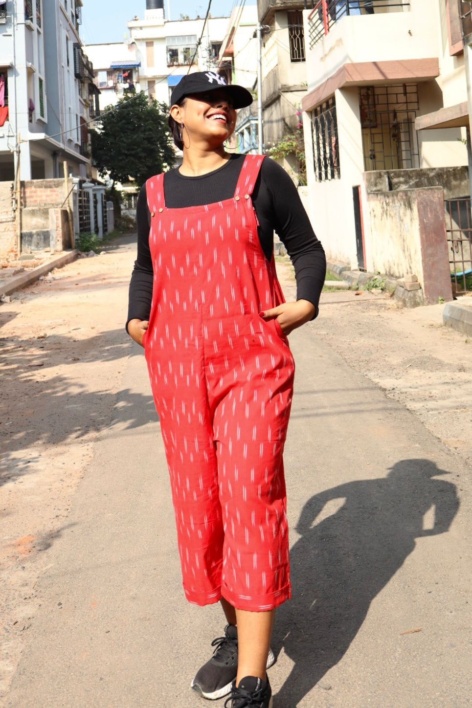 Rooh Afza Ikat Jumpsuit- New Launch