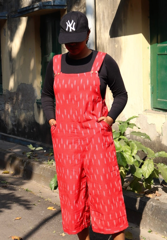 Rooh Afza Ikat Jumpsuit- New Launch