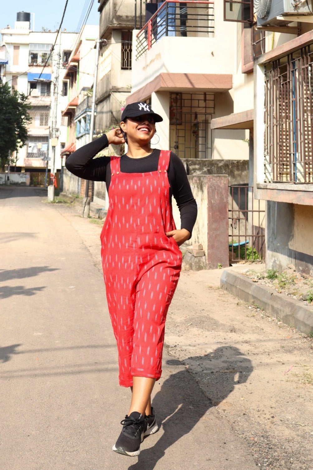 Rooh Afza Ikat Jumpsuit- New Launch