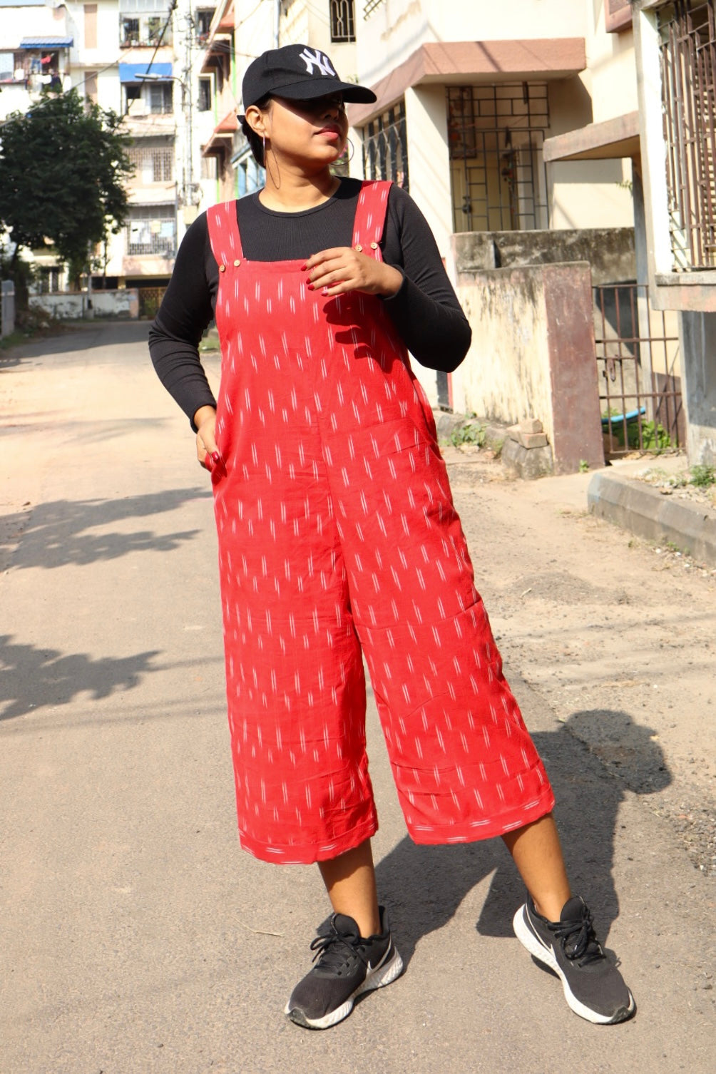 Rooh Afza Ikat Jumpsuit- New Launch